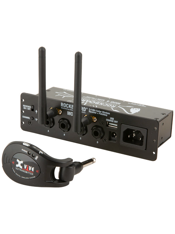 RockBoard MOD 4 - 2.4 GHz Guitar Wireless Receiver, Transmitter + TRS Patchbay