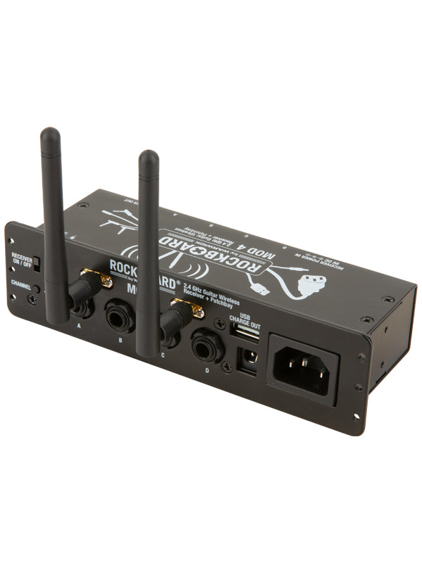 RockBoard MOD 4 - 2.4 GHz Guitar Wireless Receiver + TRS Patchbay