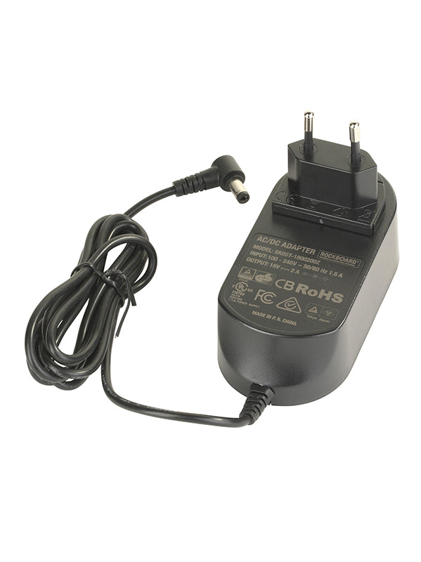 RockBoard Power Supply 18V DC 2000 mA center negative -  multi-regional