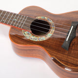 Snail S60C MK2 - All Solid Flamed Koa Gloss Concert Ukulele