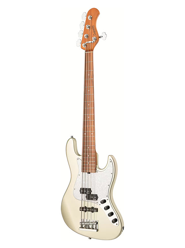 Sadowsky MetroExpress 21 Fret Hybrid PJ 5 string - Champagne Metallic High Polish Morado