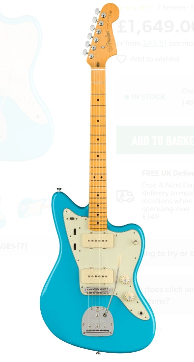 Fender American Pro II Jazzmaster MN Miami Blue