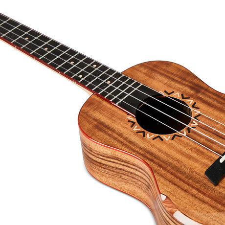 Snail S20TEQ - All Flame Acacia Tenor Ukulele  Electro-Acoustic