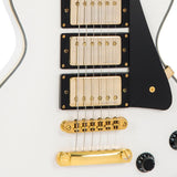 Vintage V1003 ReIssued 3 Pickup Gold Hardware - Arctic White