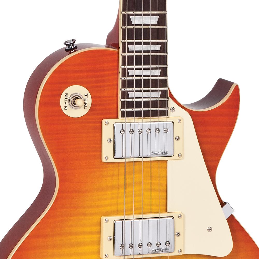 Vintage V100 ReIssued Electric Guitar  Honeyburst