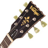 Vintage V100 Icon - Distressed Tobacco Sunburst