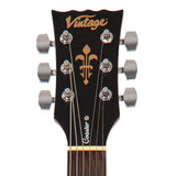 Vintage V10 Coaster Wine Red Guitar Pack