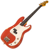 Vintage V4 ICON Bass - Distressed Firenza Red