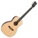 Vintage Stage Series Parlour Electro-Acoustic Guitar - Natural