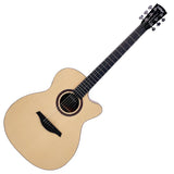 Vintage Statesboro Moonshine Orchestra Electro-Acoustic Guitar - Natural Moonshine
