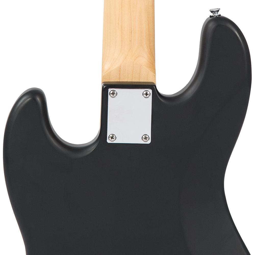 Vintage VJ75 ReIssued Maple Fingerboard Bass Guitar  5-String Black