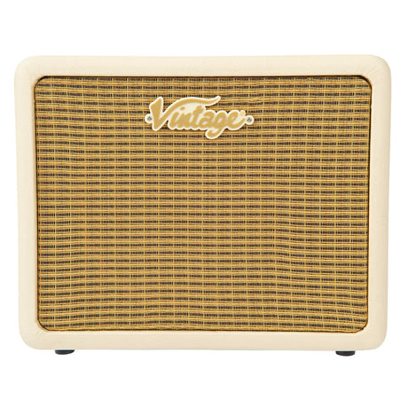 Vintage Retro 20W Bass Combo with DSP - Vintage White