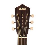 Vintage 'Raven' Paul Brett Electro-Acoustic Guitar Satin Black