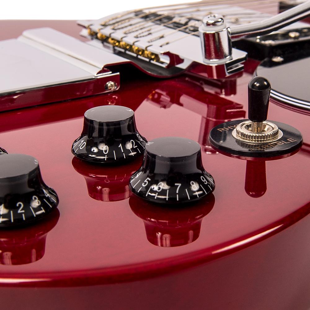 Vintage VS6V ReIssued Vintage Style Vibrato - Cherry Red