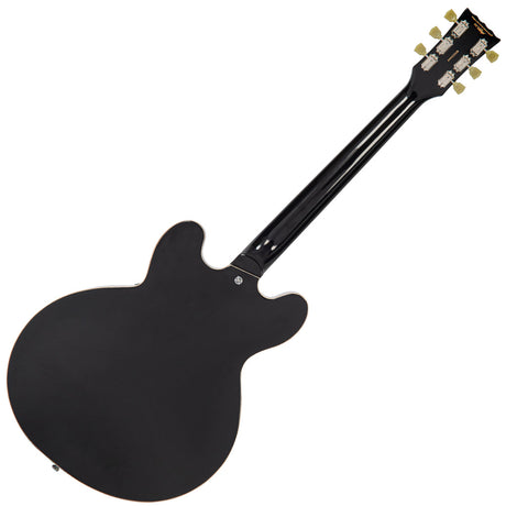Vintage VSA500B Semi Acoustic Guitar Boulevard Black