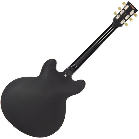 Vintage VSA500P Semi Acoustic Guitar Boulevard Black