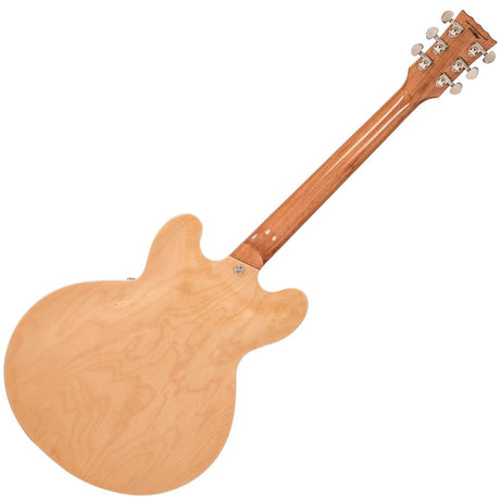 Vintage VSA500 ReIssued Semi Acoustic Guitar  Natural Maple