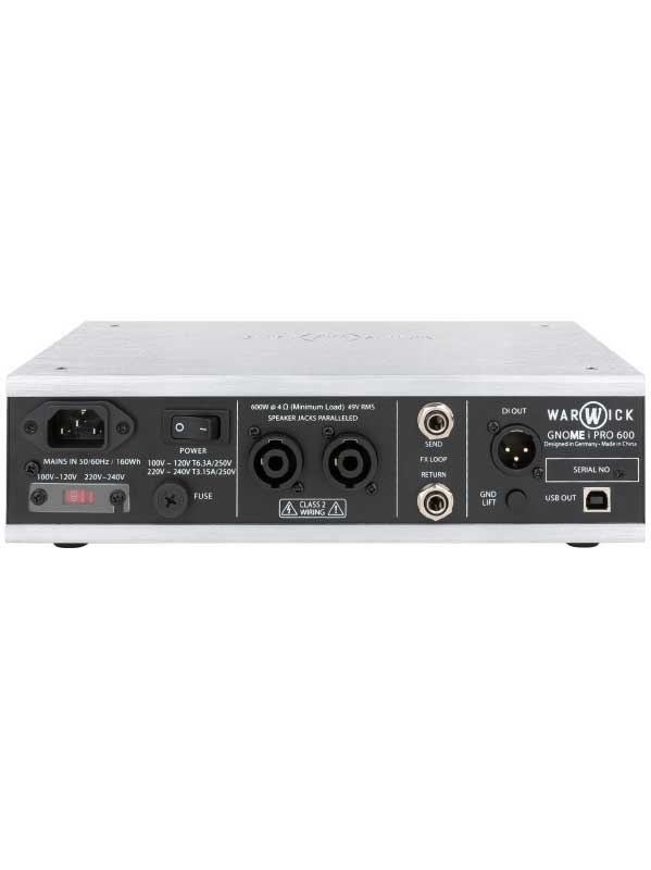 Warwick Gnome I Pro 6 600 Watt Digital Pocket Amp with USB Inteface