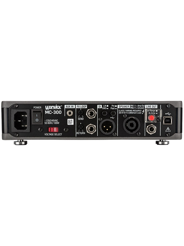 Warwick MC 300 - Multiconnect Bass Amp Head 300 Watt