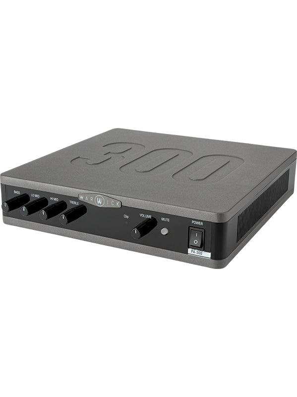 Warwick PA 300 - Class D Power Amplifier with 3-way EQ 300 Watt