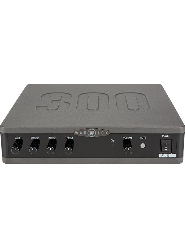 Warwick PA 300 - Class D Power Amplifier with 3-way EQ 300 Watt