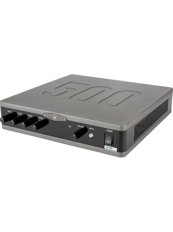Warwick PA 500 - Class D Power Amplifier with 3-way EQ 500 Watt