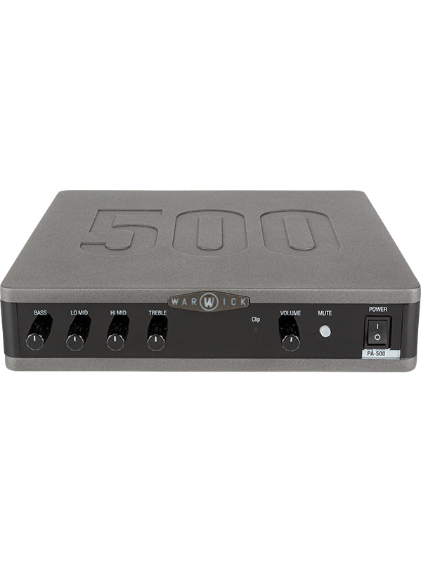 Warwick PA 500 - Class D Power Amplifier with 3-way EQ 500 Watt
