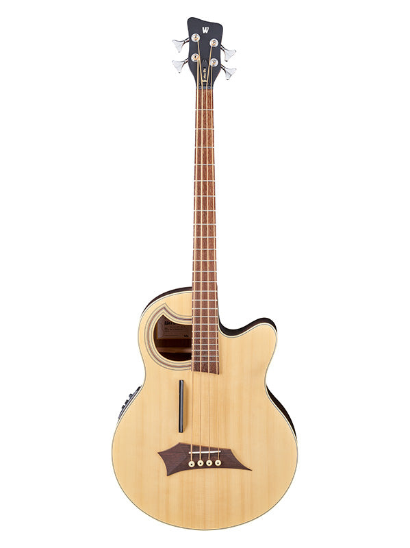 Warwick Rockbass Alien Deluxe Hybrid Thinline 4 - Natural Satin