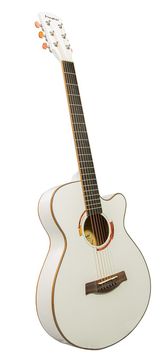 Westfield WTL-400-IVCE Artist Thinline Folk Electro-Acoustic - White