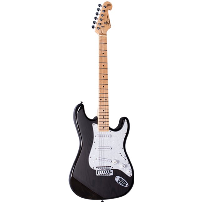 SX SC Style Swamp Ash / Maple - Transparent Black