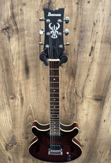Ibanez AM53-SRF ArtCore Semi-Hollow Sunburst Red Flat