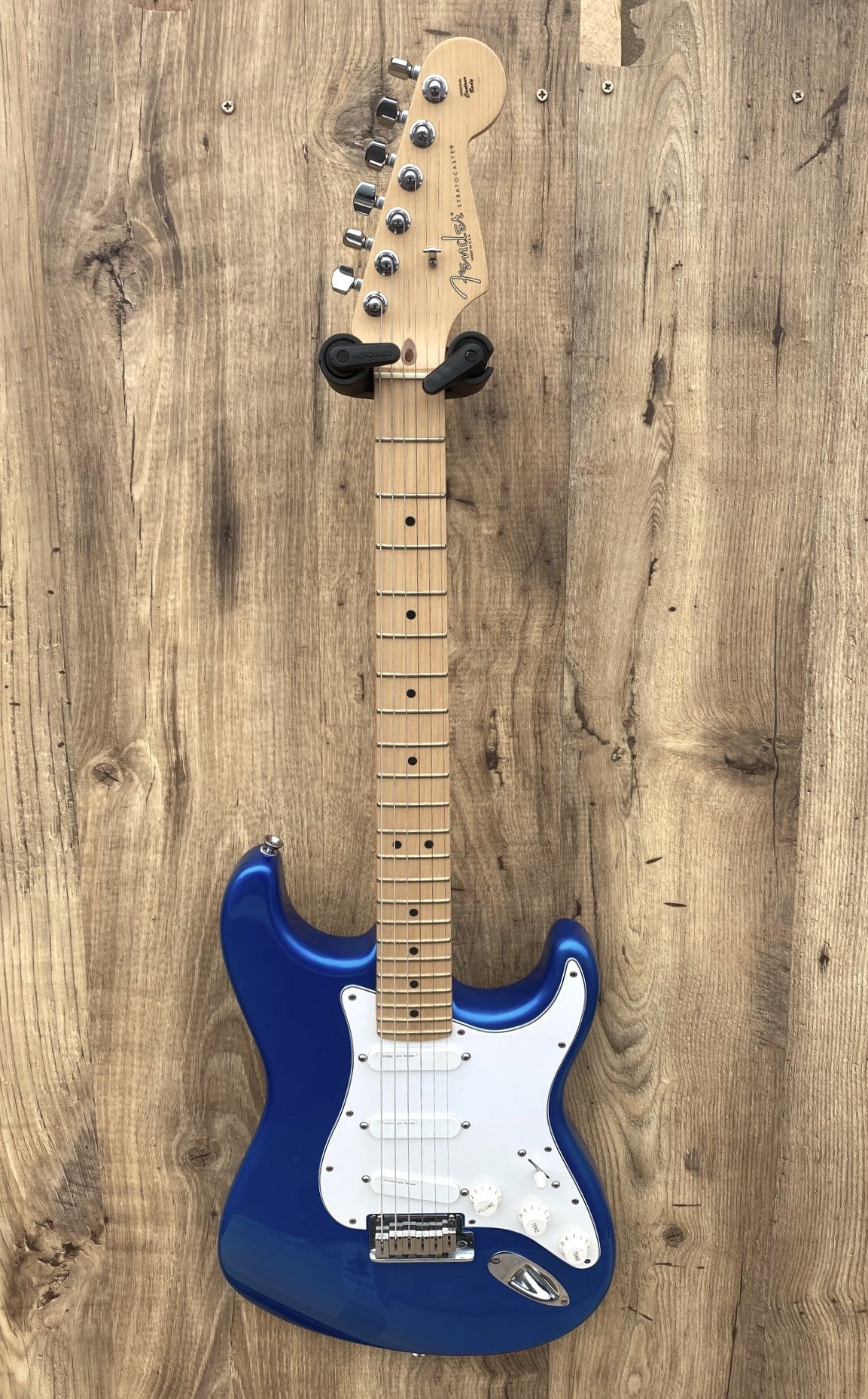 Fender American Strat 50th Anniversary 2004 Chrome Blue with Lace Pickups