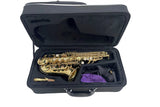 Artemis Soprano Sax Curved Outfit - Gold Lacquer Display