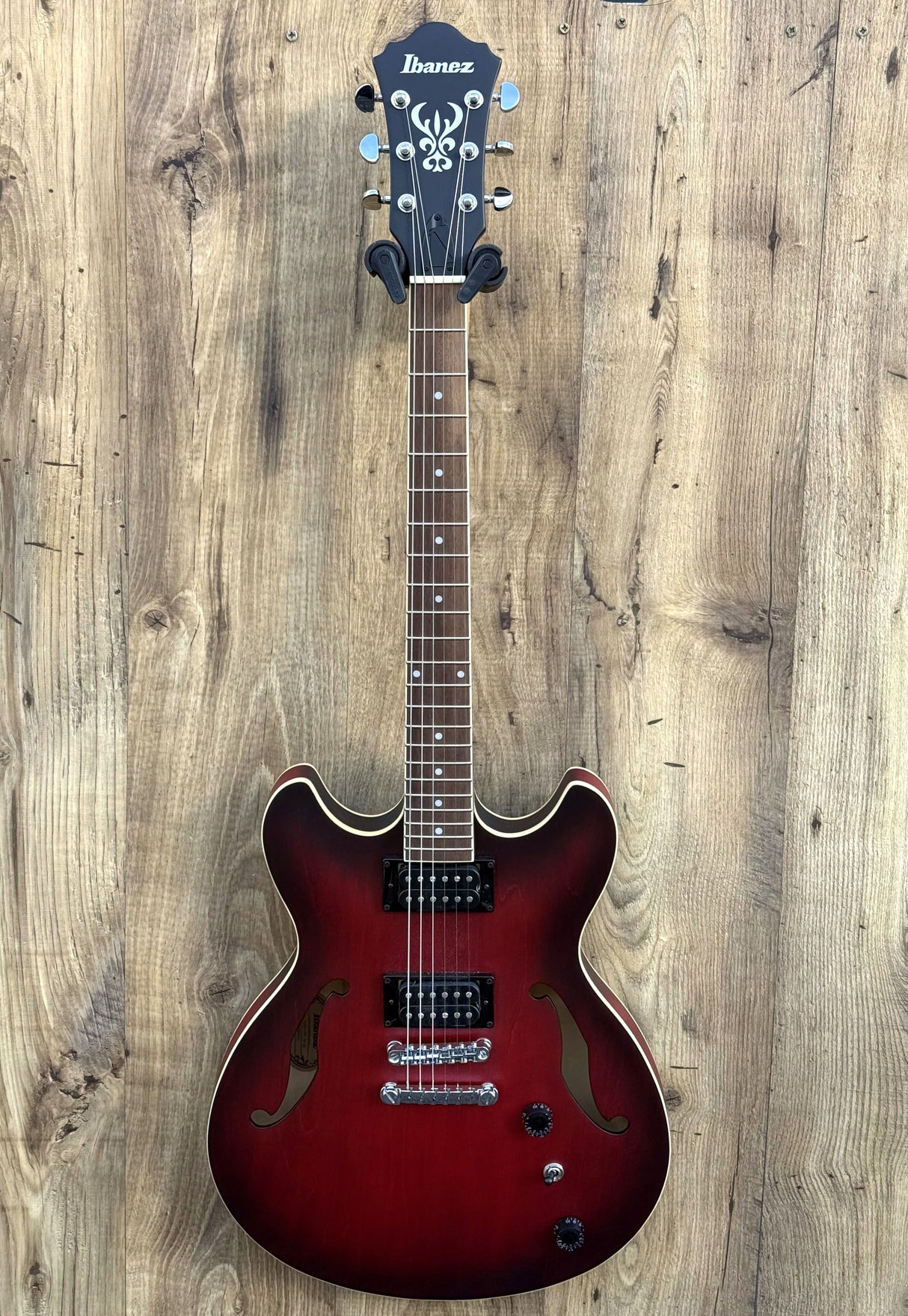 Ibanez AS53-SRF Artcore Semi-Hollow Sunburst Red Flat 2024