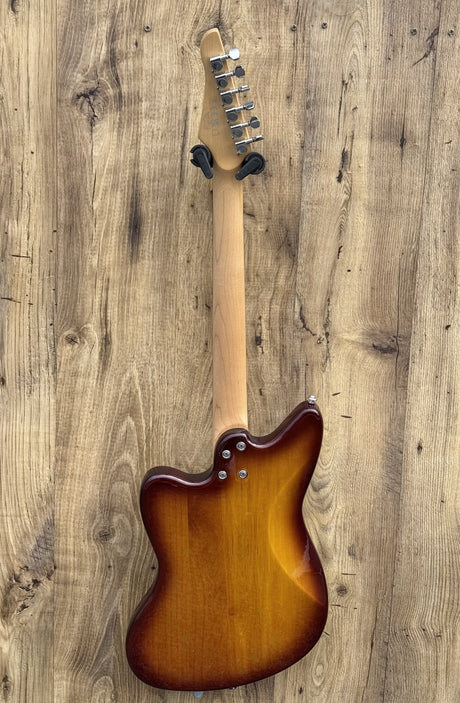 SubZero G4M 638 Baritone Electric Guitar Tobacco Sunburst Modified