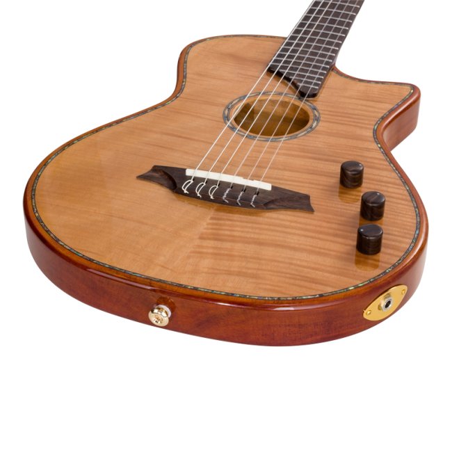 Bromo Fusion Craft Electro-Acoustic Classical Guitar BEN2C Natural
