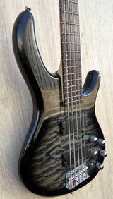 Cort Action Deluxe Bass Guitar DLX V Plus Faded Grey Burst