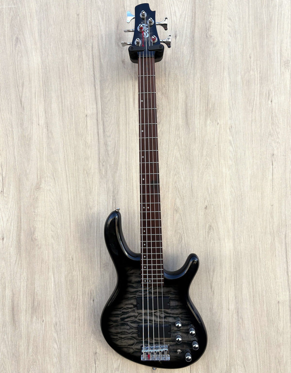 Cort Action Deluxe Bass Guitar DLX V Plus Faded Grey Burst
