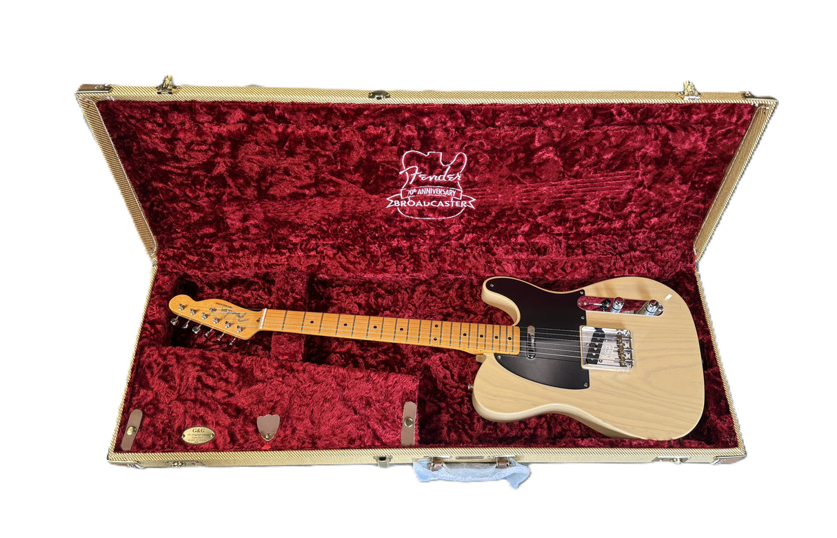 Fender 70th Anniversary Broadcaster Blackguard Blonde 2020