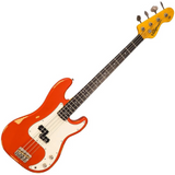 Vintage V4 ICON Bass - Distressed Firenza Red