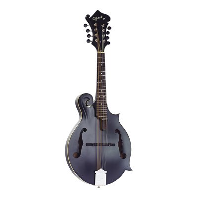 Ozark Mandolin F Model Transparent Finish Black