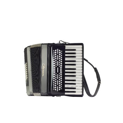Chanson accordion 24 bass Black