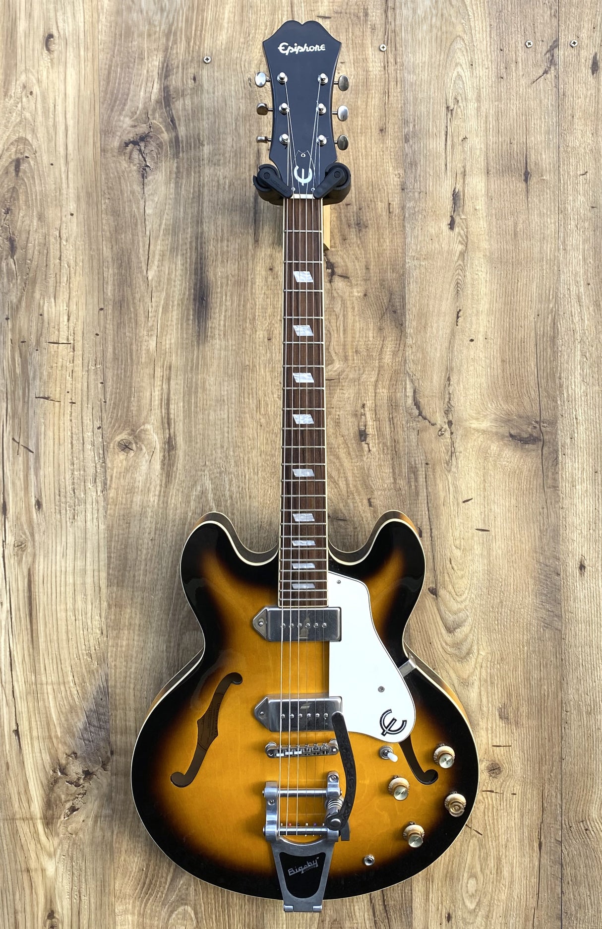 Epiphone Casino 2009 Vintage Sunburst With Bigsby