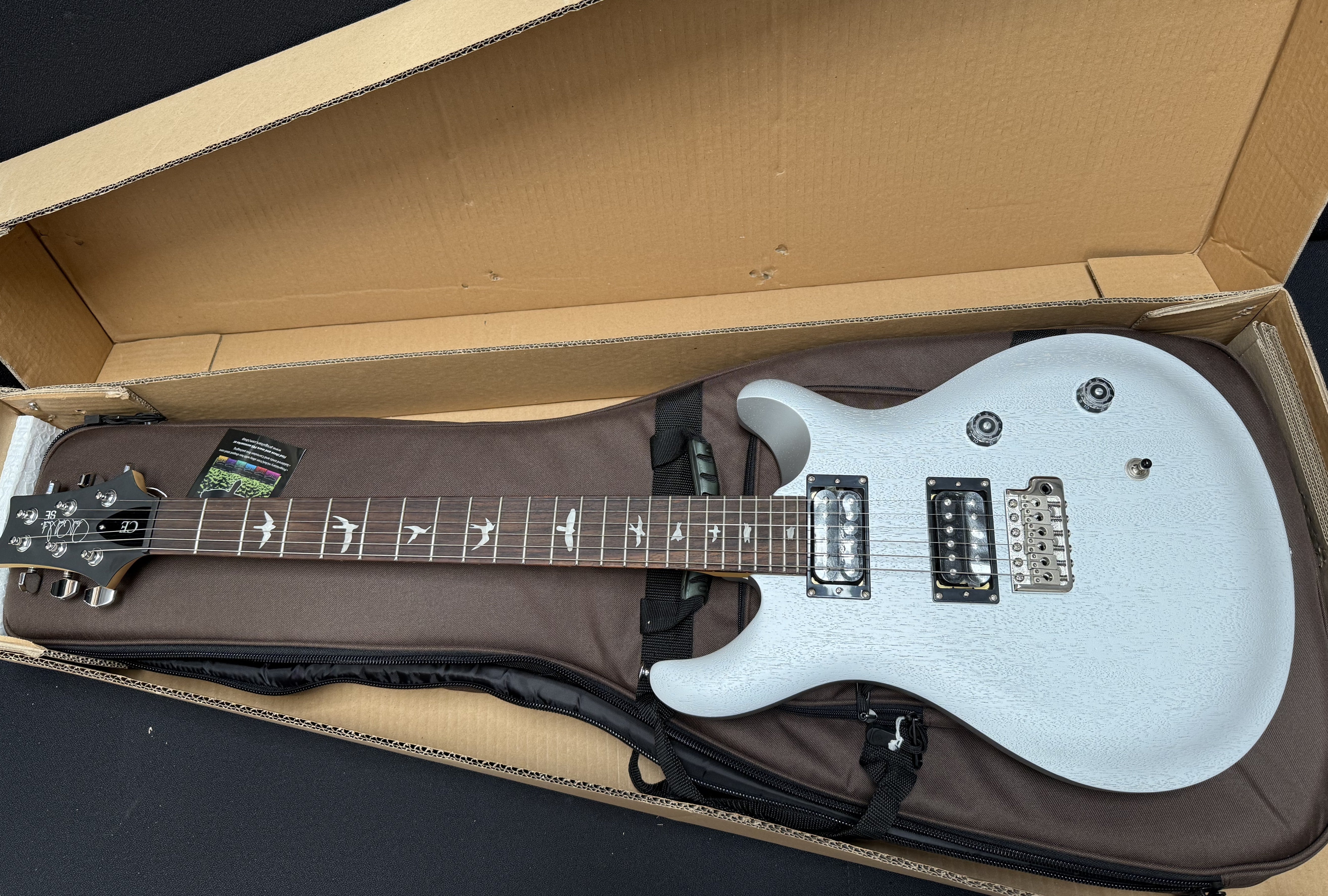 PRS SE CE24 Standard Satin Metallic Silver – Reidys Home Of Music