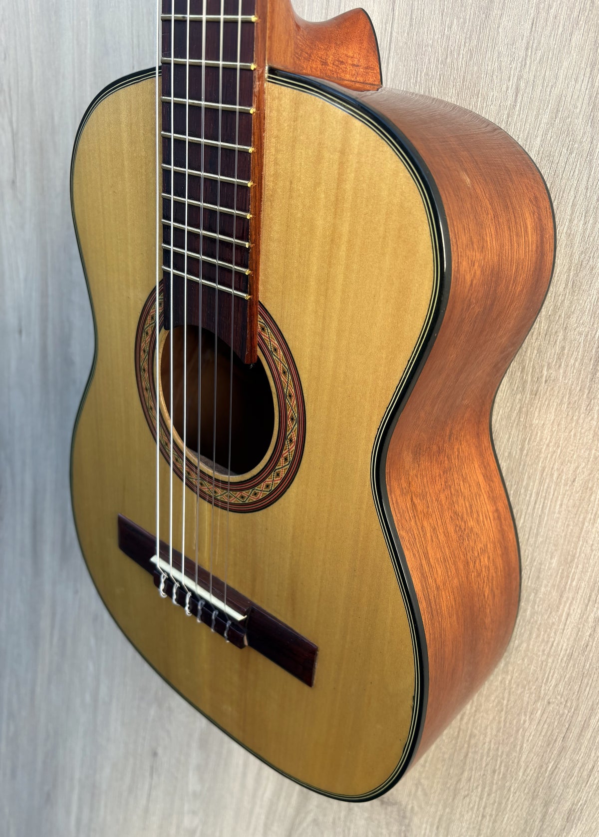 La Valenciana Cuerdas Bossanova 1/2 Size Classical Guitar