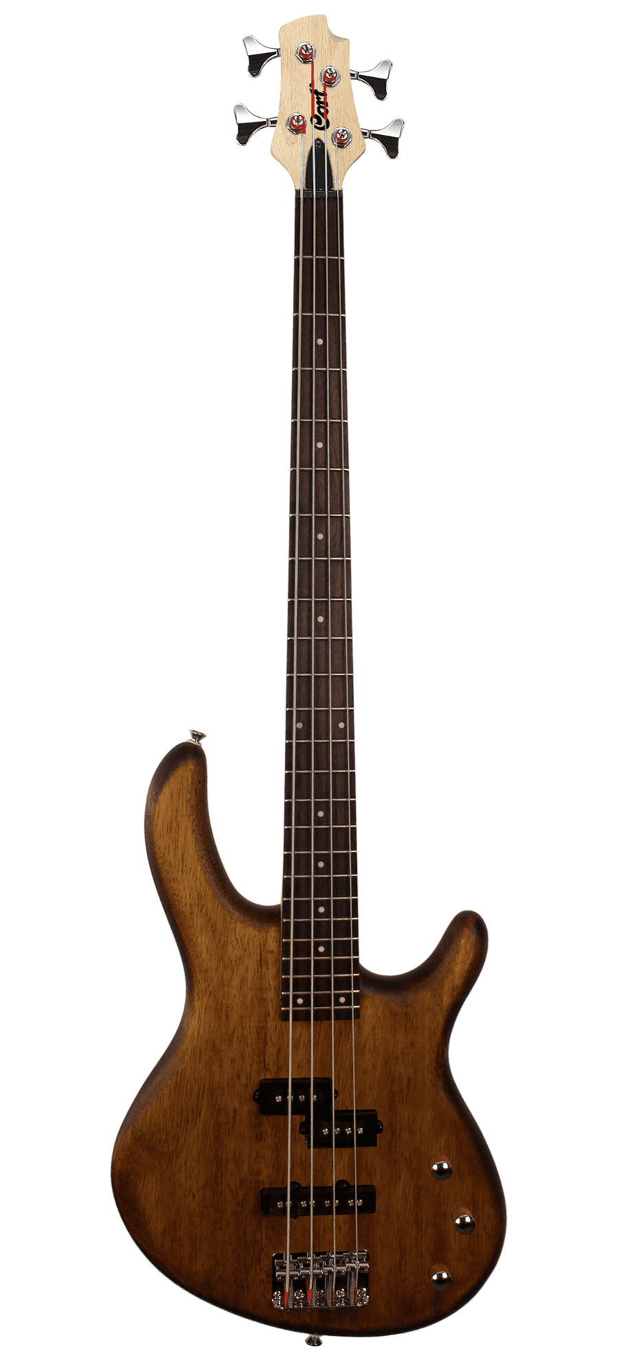 Cort Action Bass PJ Open Pore Walnut – Reidys Home Of Music