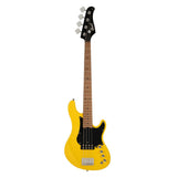 Cort GB Short Scale Bass Yellow Crush