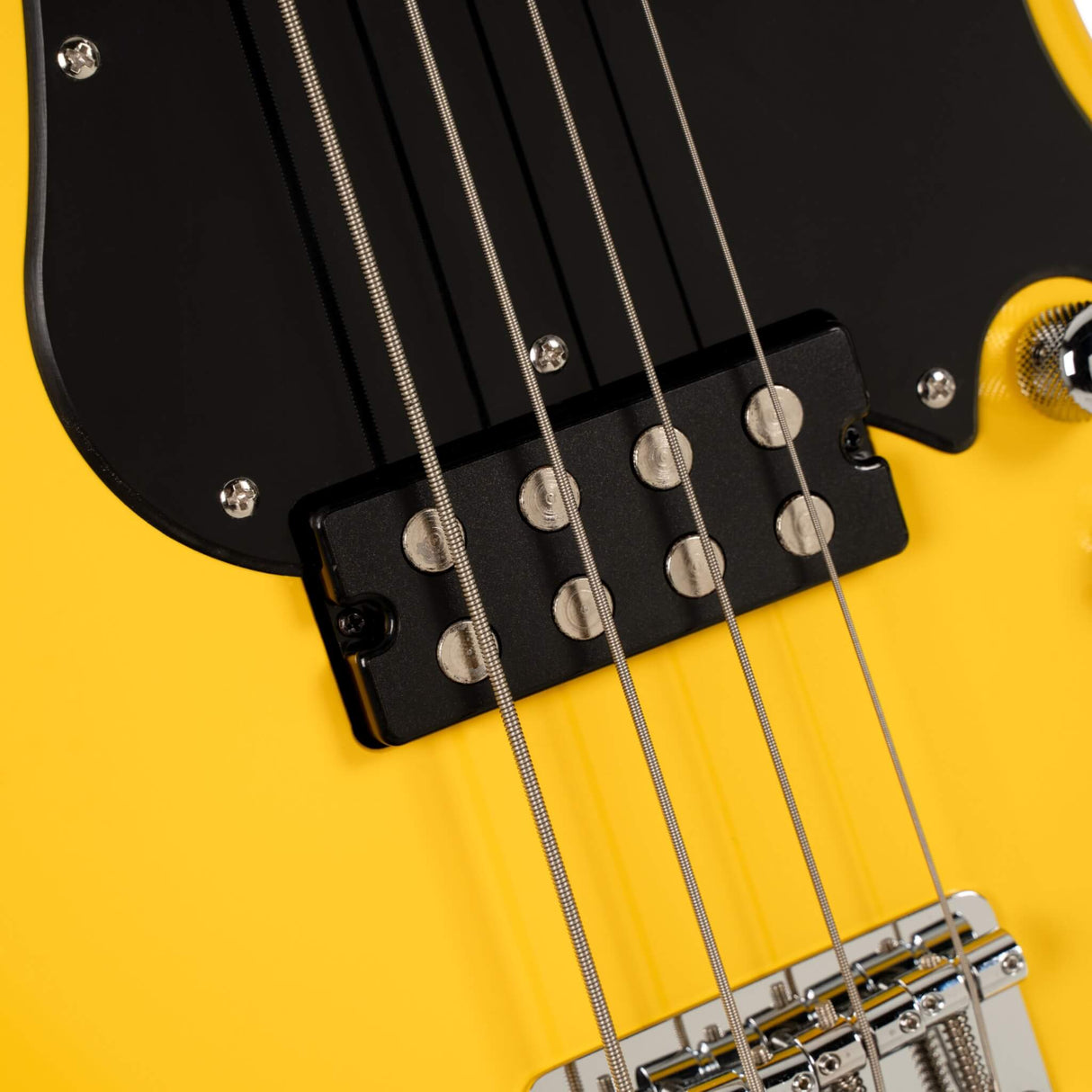 Cort GB Short Scale Bass Yellow Crush