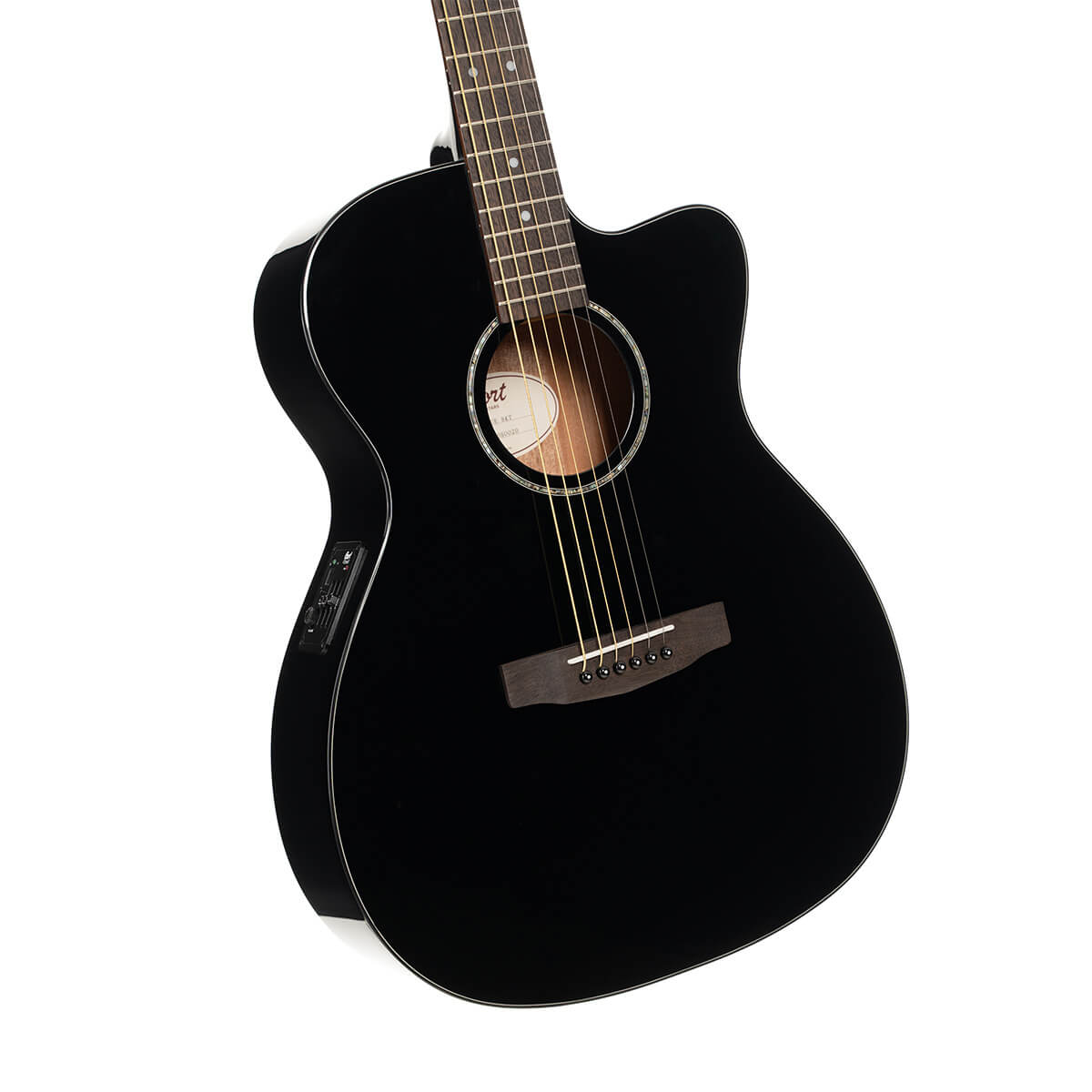 Cort L60CE Luce Series Electro-Acoustic Black Gloss
