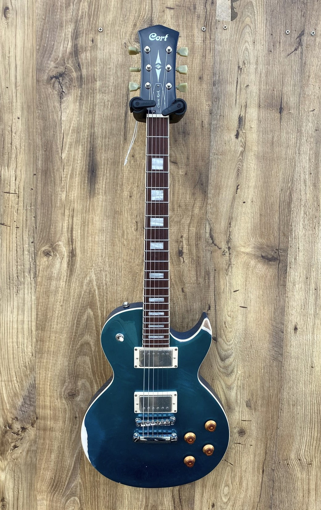 Cort CR200 Flip Blue Worn Relic